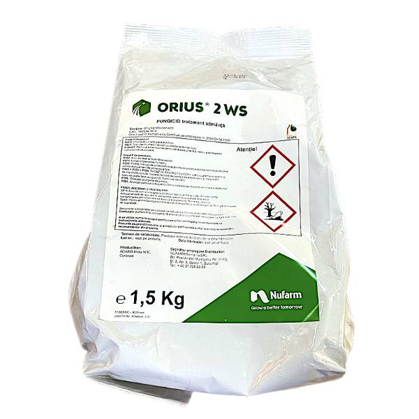 Orius 2WS 1,5 kg, fungicid, tratament samanta, Adama, sistemic, grau, orz, fuzarioza