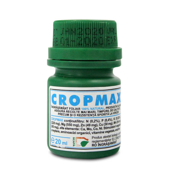 Cropmax 20 ml ingrasamant foliar concentrat Bio INGRASAMINTE 2023-09-30