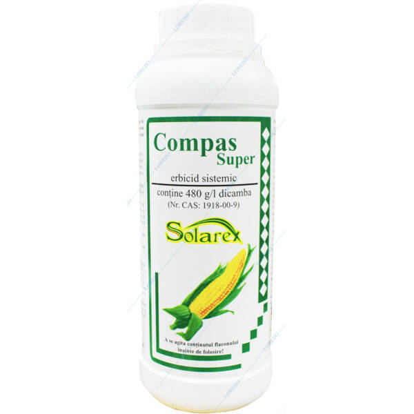 Compas Super 500 ml erbicid postemergent cu Dicamba porumb (buruieni cu frunza lata) Solarex Erbicide 2023-09-30