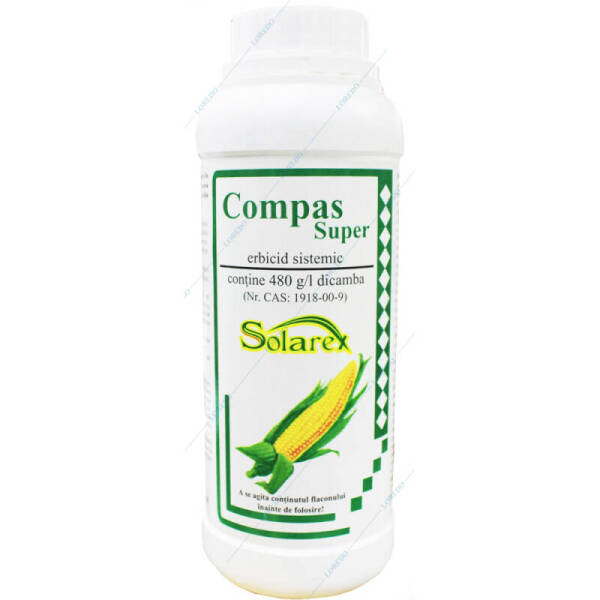 Compas Super 250 ml erbicid postemergent cu Dicamba porumb (buruieni cu frunza lata) Solarex Erbicide 2023-09-30