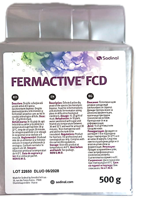 Fermactive FCD(SB) 500 gr, drojdie pentru vin