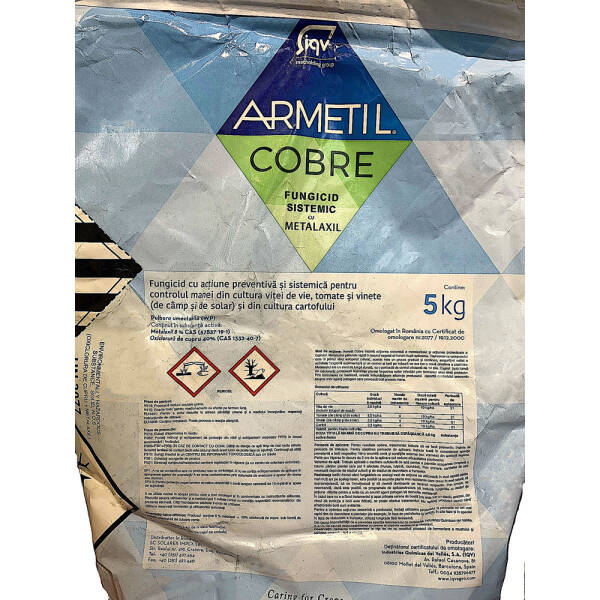 Armetil Cobre 5 kg fungicid sistemic si de contact Solarex (vita de vie, cartof, tomate) Fungicide 2023-09-30