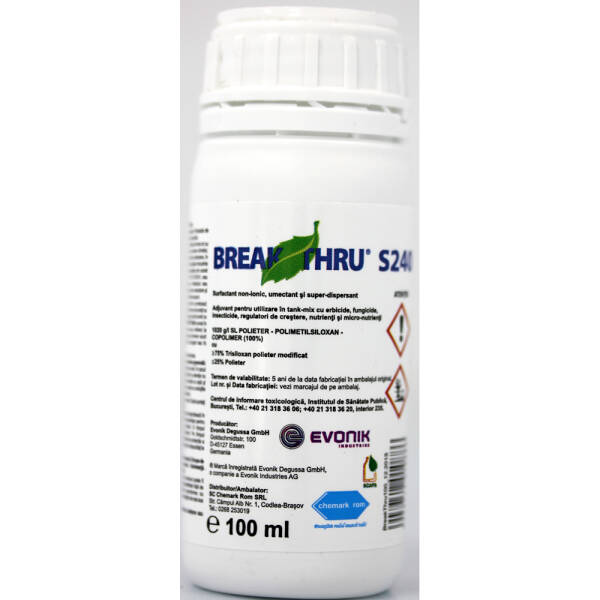 Break Thru S240 100 ml adjuvant pesticide Evonik Igiena si altele 2023-09-30