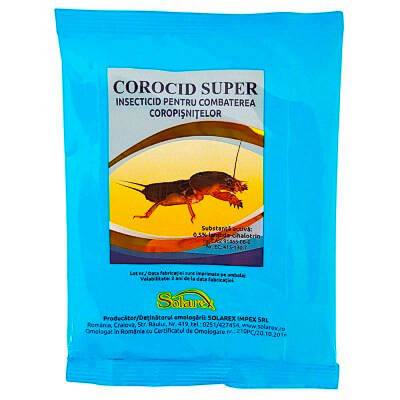 Corocid Super 250 gr insecticid contact coropisnite Solarex (tomate)