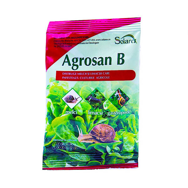 Agrosan B 500 gr moluscocid (melci, limacsi, gastropode) Moluscocide 2023-09-27 3
