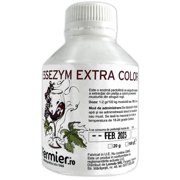 Enzime Essezym Extra Color 20 gr (pentru struguri rosii, enzime premium extractie culoare) Enzime 2023-09-29