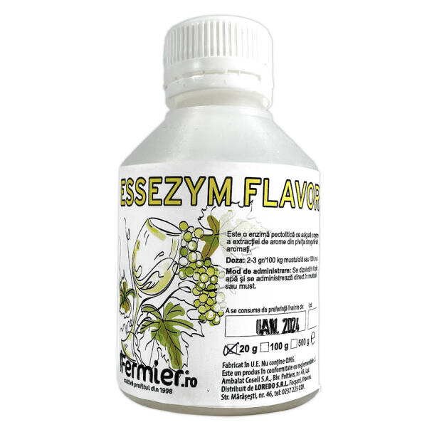 Enzime Essezym Flavor 20 gr (pentru struguri albi aromati, enzime extractie aroma) Enzime 2023-09-29