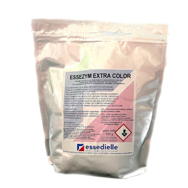 Enzime Essezym Extra Color 500 gr (pentru struguri rosii, enzime premium extractie culoare)