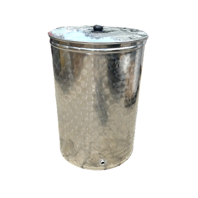 Cisterna inox cu capac de praf Eco Fpo 75 L, Enotoscana