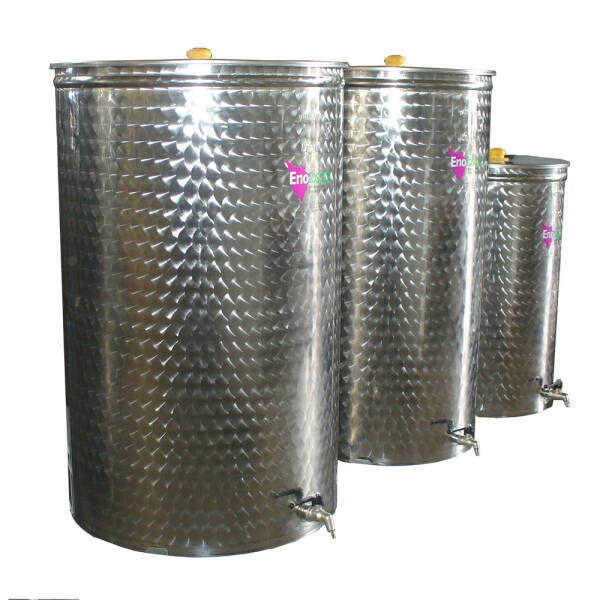 Cisterna inox cu capac de praf Eco Fpo 100 L, Enotoscana