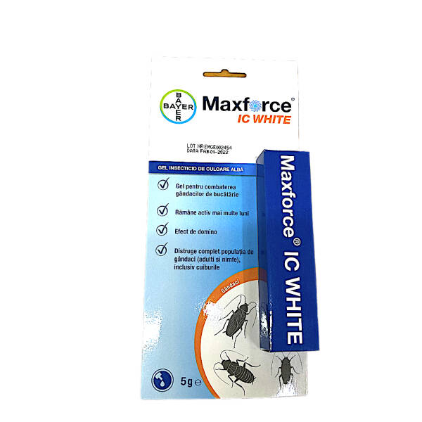 Maxforce IC White 5 gr, insecticid contra gandacilor de bucatarie, Bayer Igiena si altele 2023-09-27