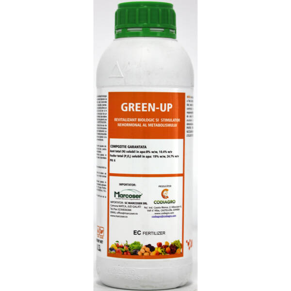 Green-up 1L revitalizant biologic si stimulator foliar al metabolismului plantei, Azot, Fosfor+ microelemente Codiagro INGRASAMINTE 2023-09-28
