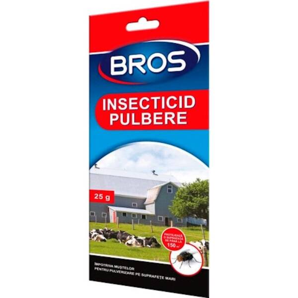 Bros insecticid pulbere 25 gr impotriva insectelor taratoare si zburatoare Igiena si altele 2023-09-30