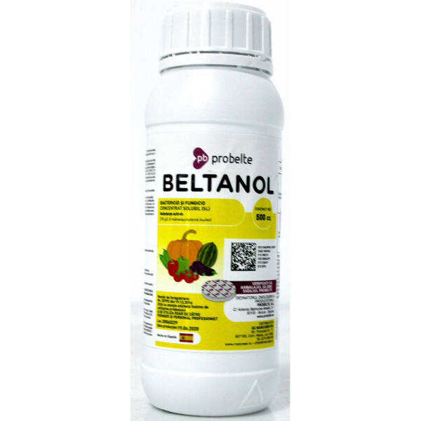 Beltanol 500 ml fungicid-bactericid sistemic Probelte (tomate, ardei, vinete, castraveti, pepene, dovlecel)