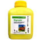 Signum 1kg, fungicid sistemic, BASF, putregai brun si mumificarea fructelor (cais, piersic, cires, visin, prun), putregai cenusiu si fainare (tomate), alternarioza (morcov, varza), putregai cenusiu (varza, ardei, vinete, praz, capsun)