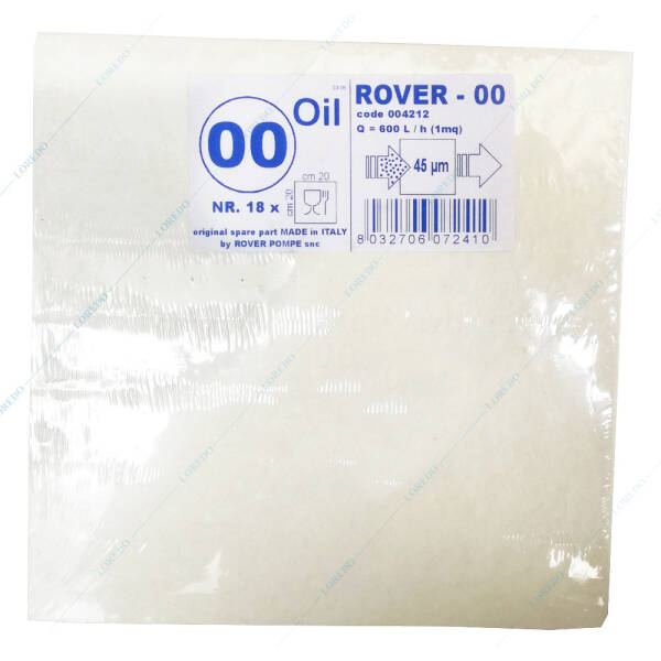 Placa filtranta Rover 00 OIL 20×20, filtrare lichide alimentare uleioase FILTRARE 2023-09-28