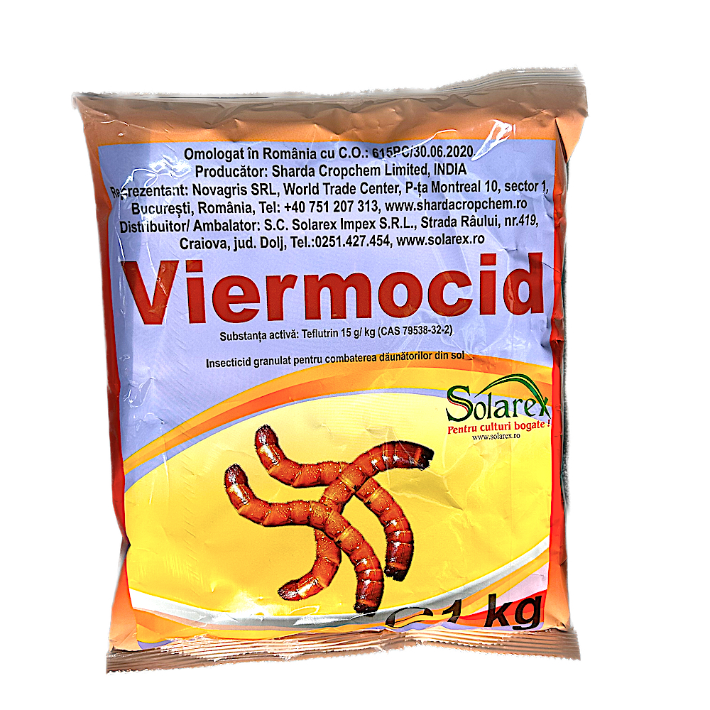 Viermocid 1 kg, Sharda, produs impotriva viermilor sarma si a viermilor vestici ai radacinilor in cultura de porumb Igiena si altele 2023-09-28