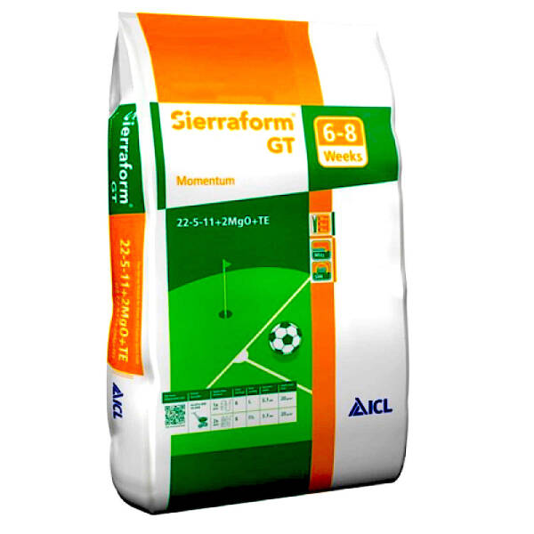 Sierraform GT Momentum 22-05-11+2MgO+ME 20 kg, ingrasamant profesional complex pentru gazon, ICL, 6-8 saptamani INGRASAMINTE 2023-09-30