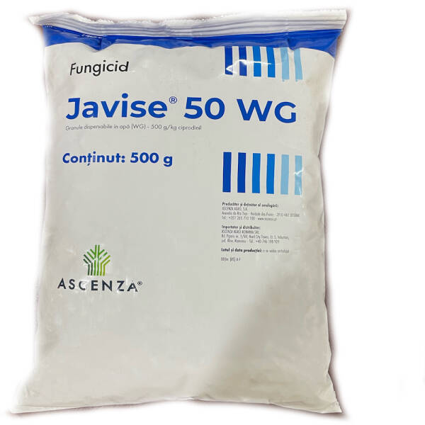 Javise 50WG 500 gr fungicid sistemic, Ascenza, pentru Monilioza fructelor si rapan (pomi fructiferi), putregai cenusiu (vita de vie)