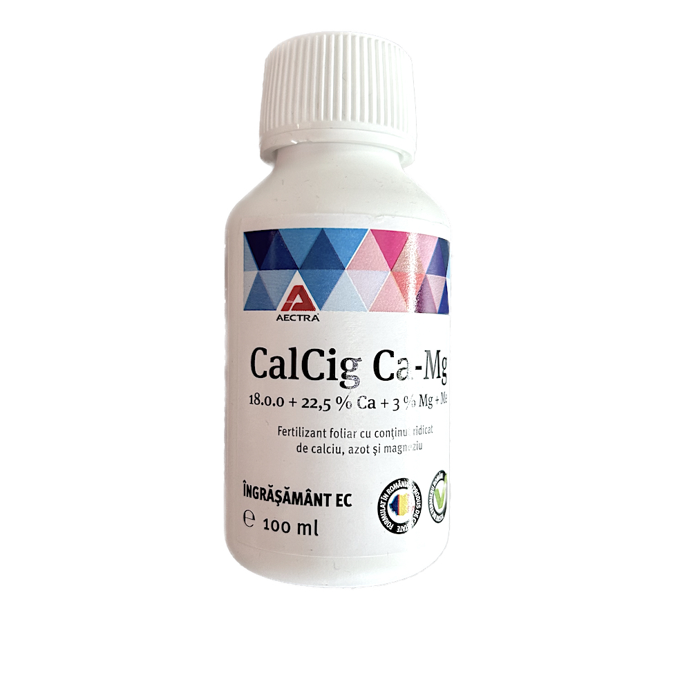 Calcig Ca-Mg 100 ml, ingrasamant foliar Aectra cu Azot, Calciu, Magneziu