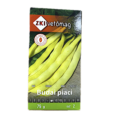 Seminte fasole lata galbena oloaga Budai Piaci 75 gr, Zki