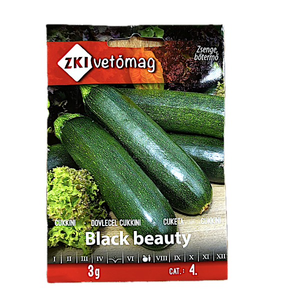 Seminte dovlecel Black Beauty 3 gr, Zki
