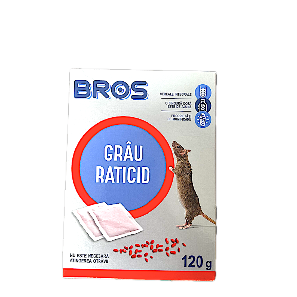 Bros grau raticid 120 gr