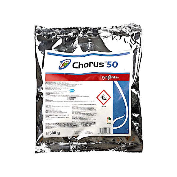 Chorus 50WG 300 gr, fungicid sistemic Syngenta (mar, par, piersic, nectarin, cais, prun)