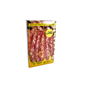 Seminte fasole urcatoare pestrita Borlotto 250 gr, Le Bon Grain